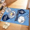 Manchester City 6 Personalized Text Carpet Design for Dormitory Study Room Living Rooms Decorate Room Anti-slip Rug Decorate Offices