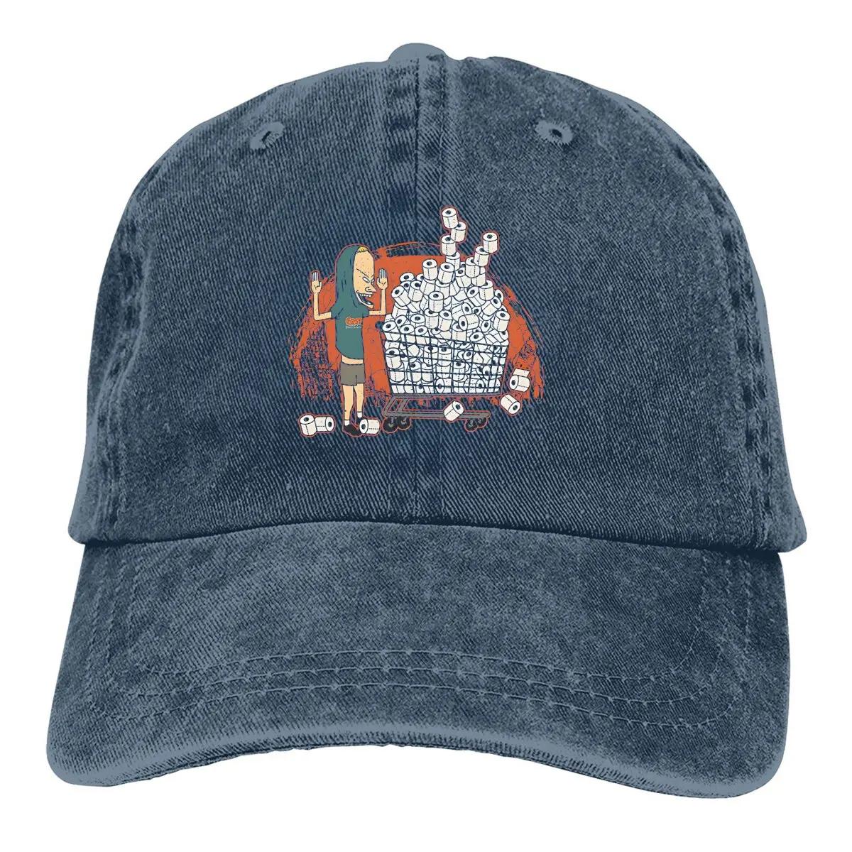 

Мужская бейсболка Cornholio 19 Trucker Snapback, кепка Dad Hat, кепки Beavis and Butt-Head для гольфа Adjustable темно-синий