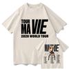 Doja Cat Ma Vie Tour Graphic T-shirt Casual Tshirts Unisex Streetwear Hip Hop Cotton Loose Women Fans Aesthetic T Shirts Clothes