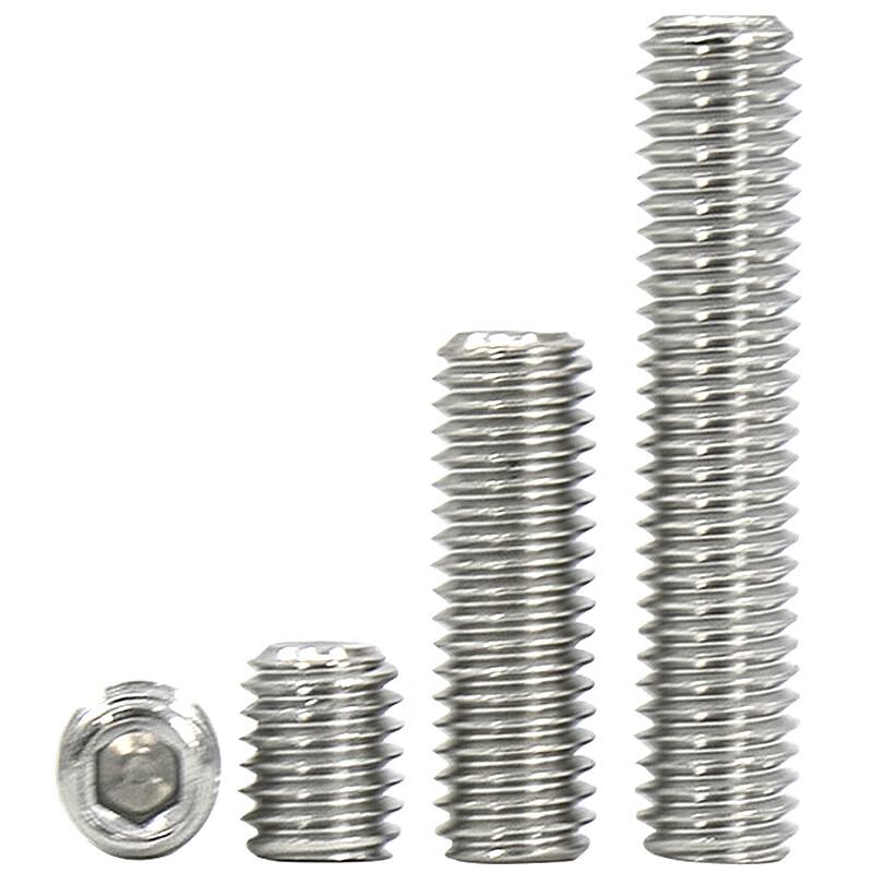 DIN913 304 Stainless Steel Hex Socket Flat Point Set Screw