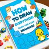 Livre de Dessin et de Coloriage Étape par Étape pour Enfants: Apprendre à dessiner avec des guides de motifs