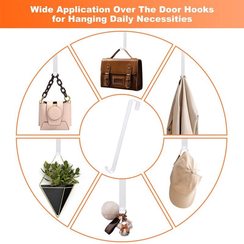 Weihnachts-Türhaken Kranzaufhänger Metall Vordertürkranz Weihnachts-Haken für Vordertür Weihnachtsdekoration