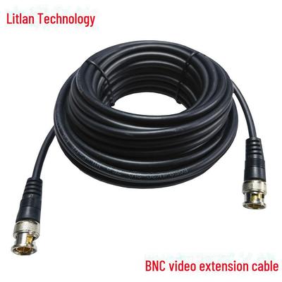 BNC-Stecker auf Stecker Jumper-Kabel, Q9 Koaxial-Video-Stecker, Zweikopf-Überwachungs-Verlängerungskabel