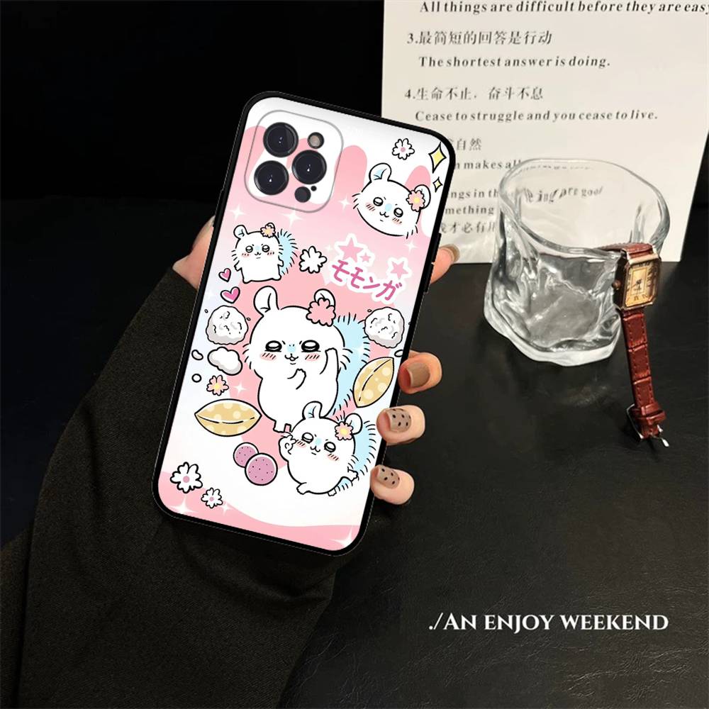 Cute C-Chiikawas Hachiwares Phone Case For IPhone 16 17 Air 15 14 13 12 11 Pro Max 16E Plus Fundas