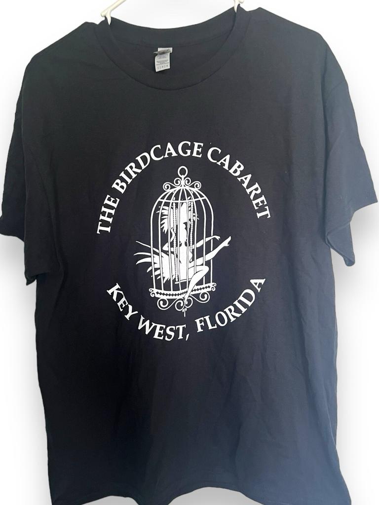 The Birdcage Cabaret Drag Queen Show Aquaplex Key West Florida T-Shirt Large