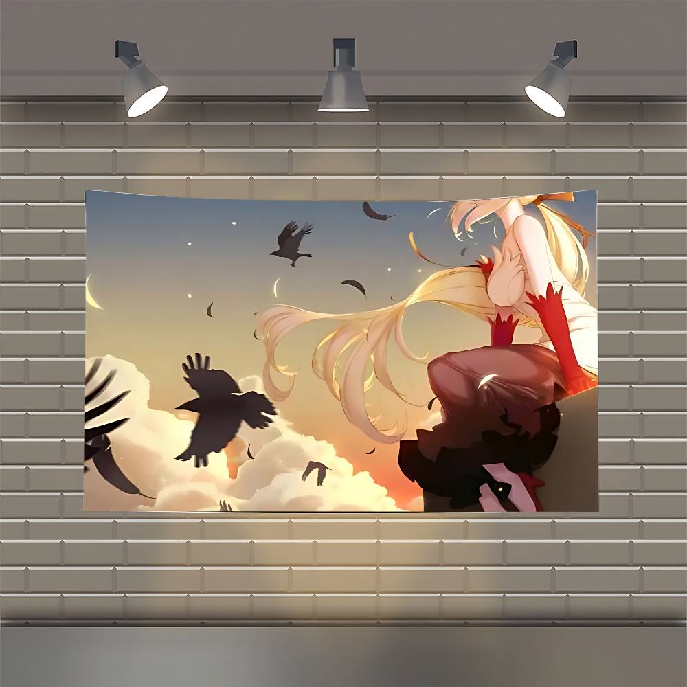 

Monogatari Series Anime Girl Flag Flags Personalized Items Flags For Bedrooms Home Tapestry 74x94cm(29x37in)