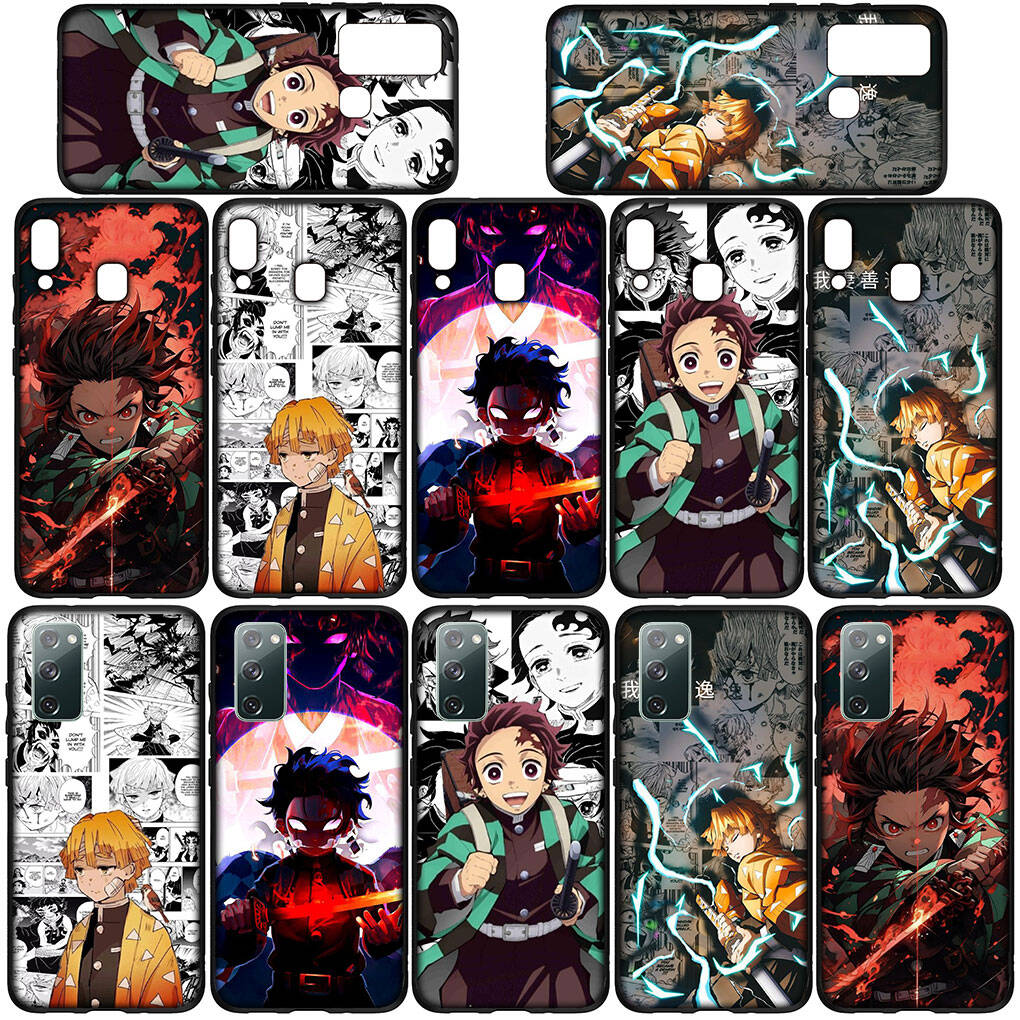 for iPhone 17 16 15 Xiaomi Poco F7 F8 X7 X6 C85 C75 C71 M8 Redmi Note 14 13 12 11 Pro Max 14C 13C A4 Phone Case Tanjirou Demon Slayer Agatsuma Zenitsu