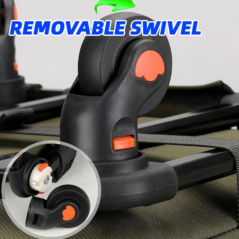 Large-capacity Detachable Trolley Case, Packing Equipment, Folding Luggage Bag, Travel Bag, Lightweight Wheel Bag, Cross-border Large Backpack