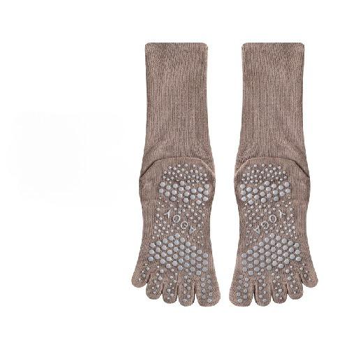 Five-finger Yoga Socks Women's Cotton Split-toe Pilates Socks Antibacterial Floor Socks Sports Tube Socks Individually Packaged