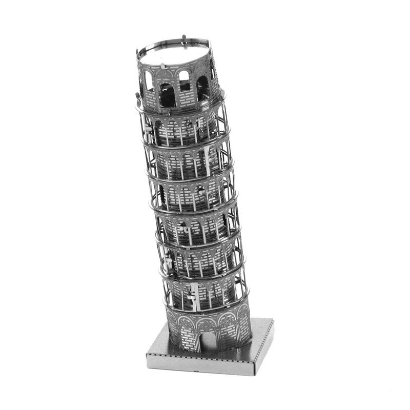 3D Puzzle Metallmodell Schiefer Turm von Pisa Kreatives Spielzeug
