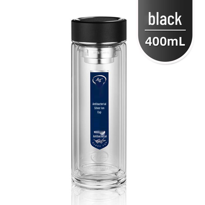 Fuguang G2061 Double-Wall Antibacterial Glass Tea Tumbler