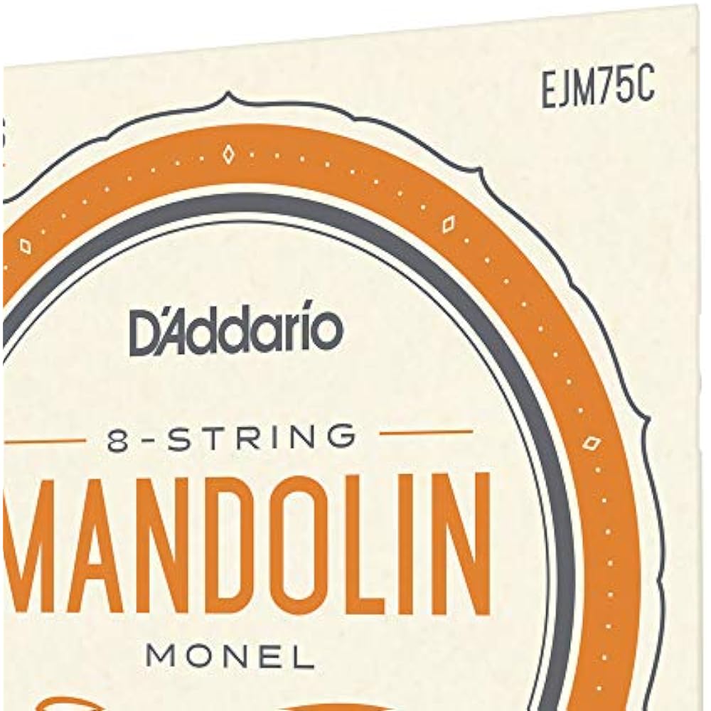 D'Addario Daddario Mandolin Strings Monel Winding Medium Plus .011-.041 EJM75C [Domestic Genuine]