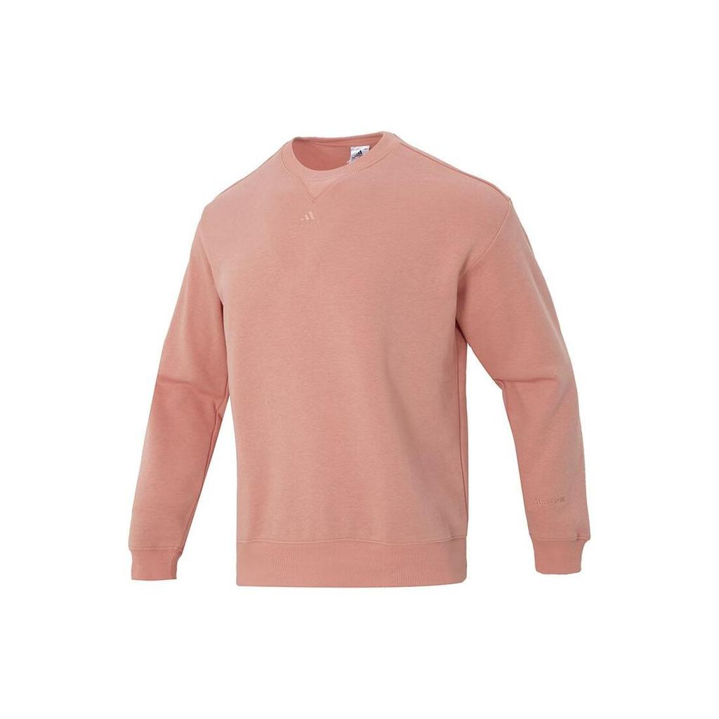 Adidas Fitness Training Sports Casual Sweatshirt Men Tops Peach IJ6904