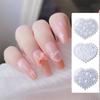 1Pcs 3D Bow Tie Nail Art Heart Shape Silicone Mold Star  Shape Mold Templates Gel Print Stencils Manicure Decoration