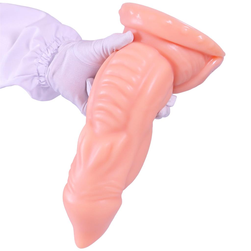 PVC Extra Long Anal Plug Dildo Sex Toy Masturbator for Men and Women Strap On Penis Realistic Dick BDSM