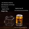 Transparent Acrylic Storage Box with Lid for Jewelry, Gifts, or Wedding Candy Display