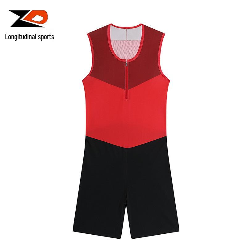 

Мужской комбинезон-майка для спринта в легкой атлетике - Соревновательная эстафетная форма Medium красный