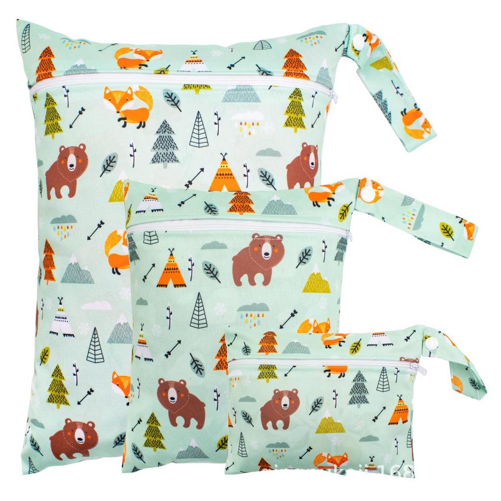 Waterproof Baby Diaper Bag - Portable, Washable, Travel-Friendly Storage Bag