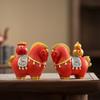 2026 Horse Figurine Feng-Shui Decor Novelty Collectible Exquisite Art Luck Tea Ceremony Table Ornament Symbolizes Success