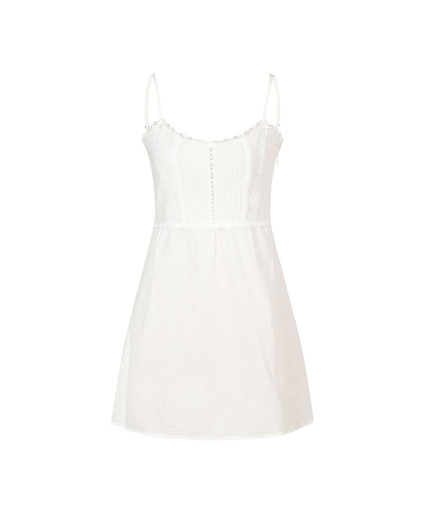Moabel Whisper Mini Dress-Ivory