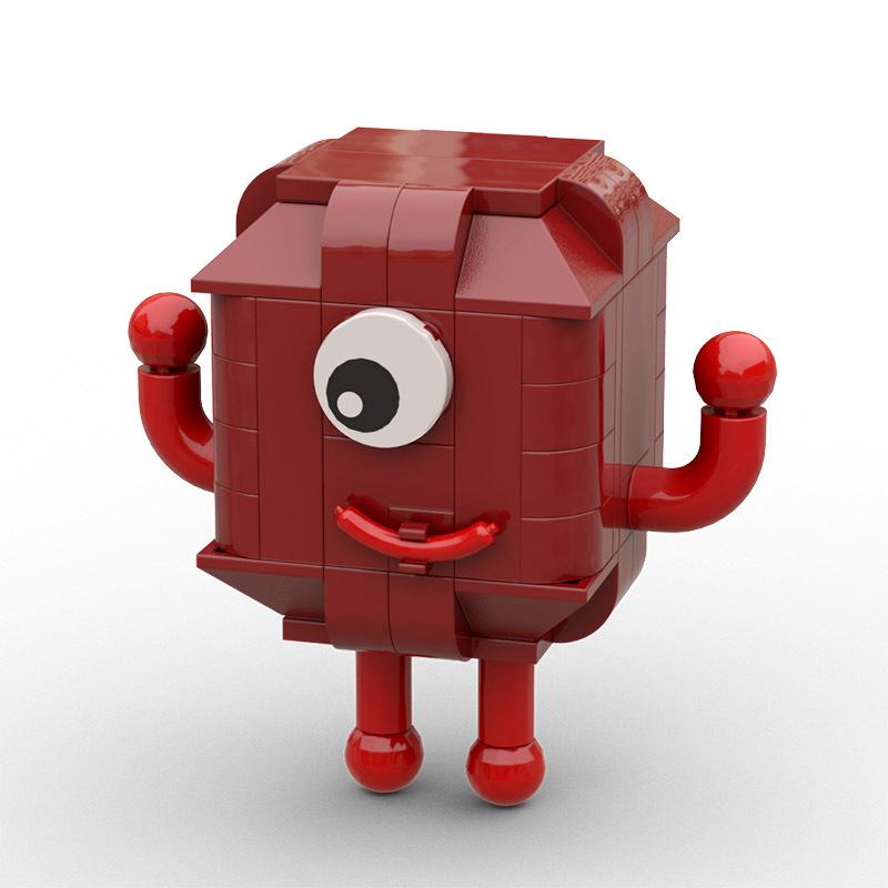 Building Blocks One Eye Toy Lore Movie Construction DIY Creative Cartoon Bricks Model Toys Birthday Gift Toy  Action Figure