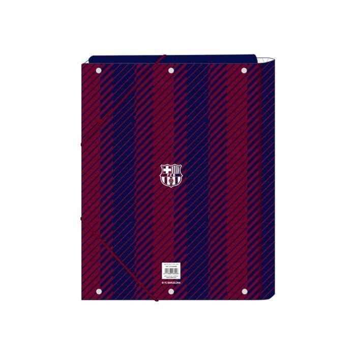 Chemise à rabats - safta - 26x36,5 cm - Bleu marine/grenat - Couverture rigide - Folio avec élastiques