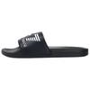 EA7 Round Toe Flat Logo Beach Sandals Unisex Footwear Black 7X000108AF15118UC001