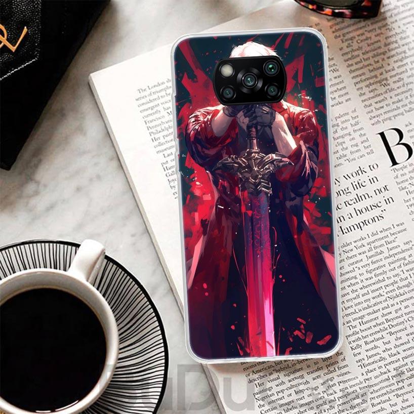 Game D-Devil May Cry 5 Cover For Xiaomi Poco X7 X6 X5 Pro X3 Nfc F7 Ultra Phone Case F6 F5 X4 F4 Gt F3 M6 M5S M4 M3 Print Shell