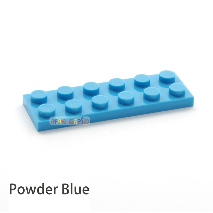 40pcs DIY Building Blocks Thin Figures Bricks 2x6 Dots 12Color Educational Creative Size Compatible With 3795 Toys for Children