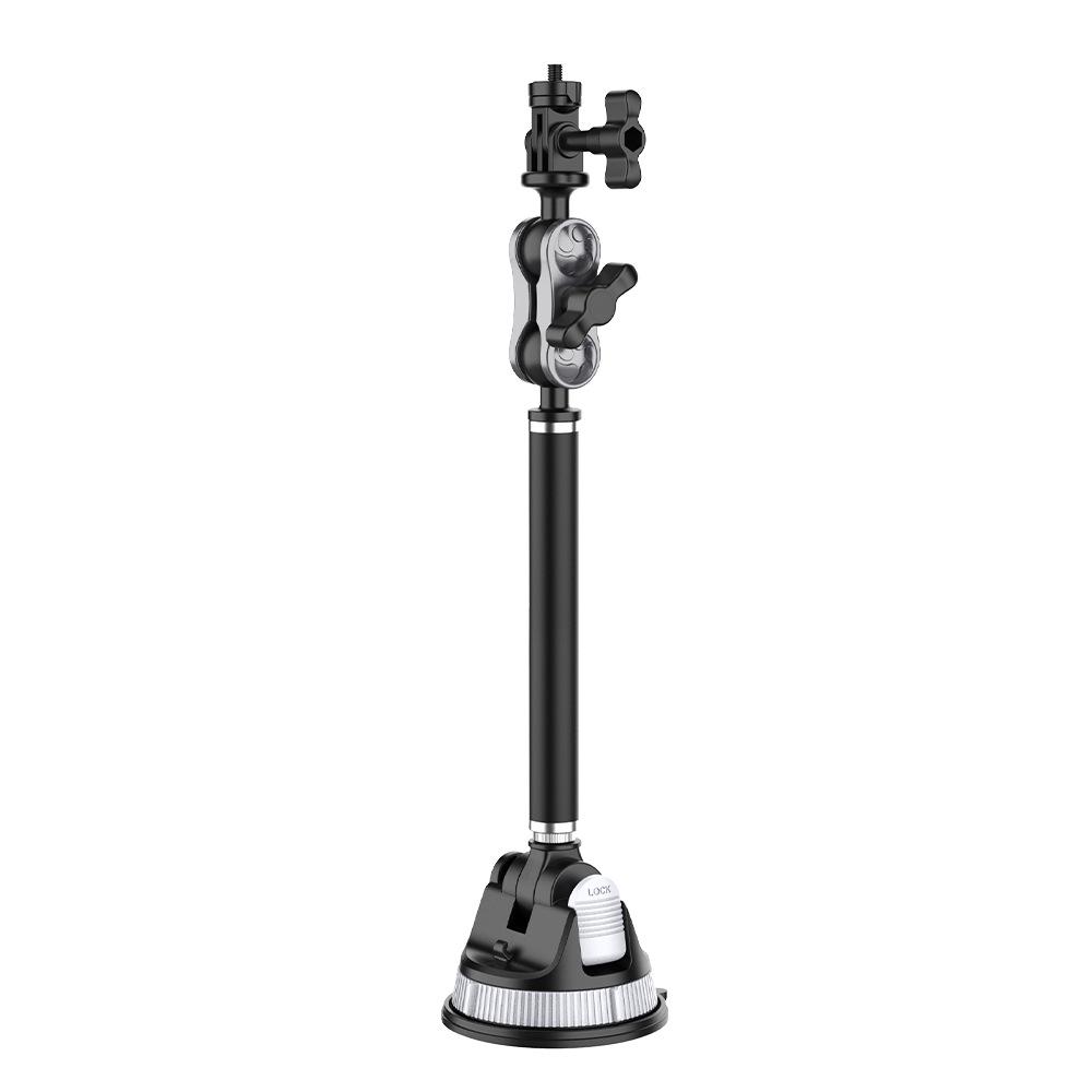Multi-functional Car Phone Mount with Suction Cup for Camera and Navigation