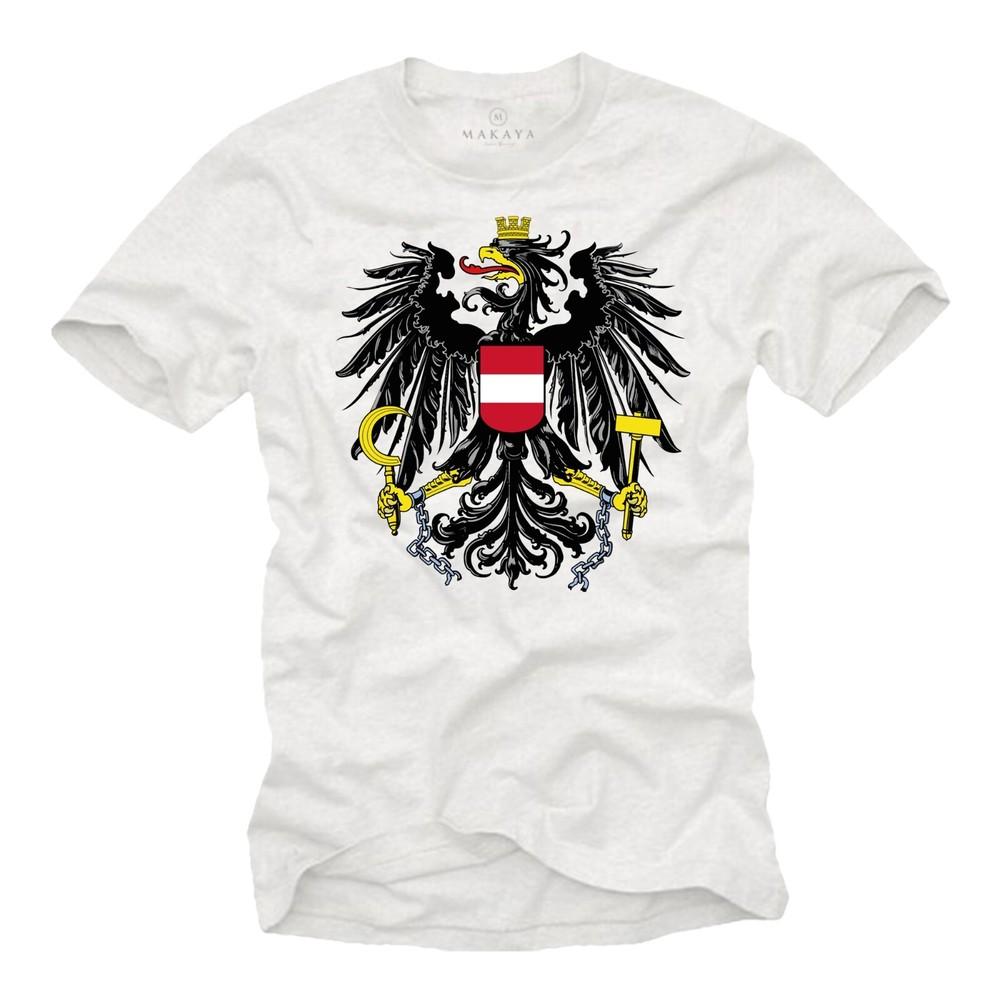 

Men#039;s TShirt Austria Jersey Eagle Flag Flag Football European Cup Men Boys Unisex T-Shirt M