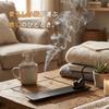 Hyack Incense Holder - Stylish and Cute Cat Design - Slim Incense Holder (White Cat/White Base)
