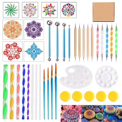 41 Piece Mandala Painting Tools Set DIY Stippling Stick Acrylic Set
