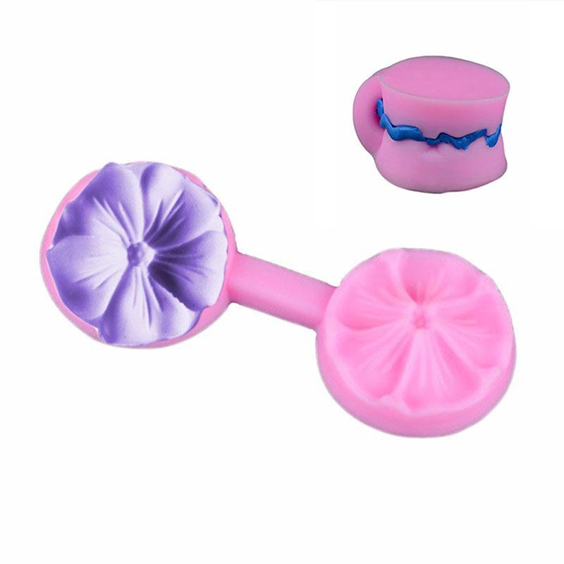 Molde de Silicona de Flores Repujado Herramientas para Decorar Pasteles de Fondant Moldes de Chocolate