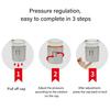 Air Filter Regulator Lubricator Combo G1/4in Inlet Outlet Pneumatic Tool Air Pressure Regulator Water Oil Separator