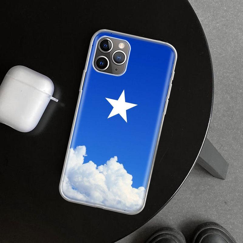 Somali Somalia National Flag Phone Case Cover for iPhone 11 12 13 Mini 14 15 Plus 16 Pro Max 17 Air 7 8 + SE Art Customized Fund