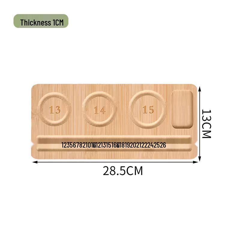 Solid Wood Creative Display Stand for Jewelry, Figurines, Snacks, and Succulents