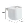Plastic Desk Pen Holders Multifunctional Wall Mounted Storage Box  Stationery Storage