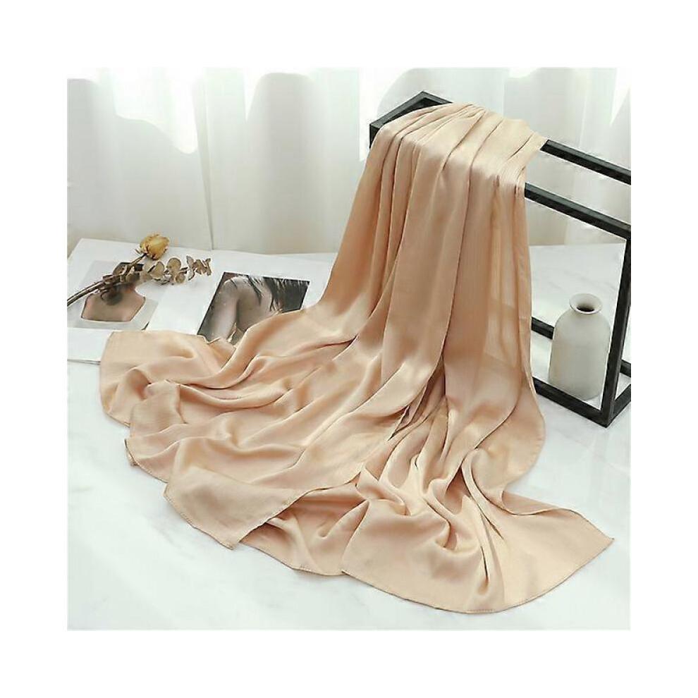 (180x70CM,TH35-20)Luxury Solid Hijab Scarf Women Turban Muslim Headband Design Chiffon Crinkle Bandana Wrap Shawl Fashion Muffler Foulard 2023 New