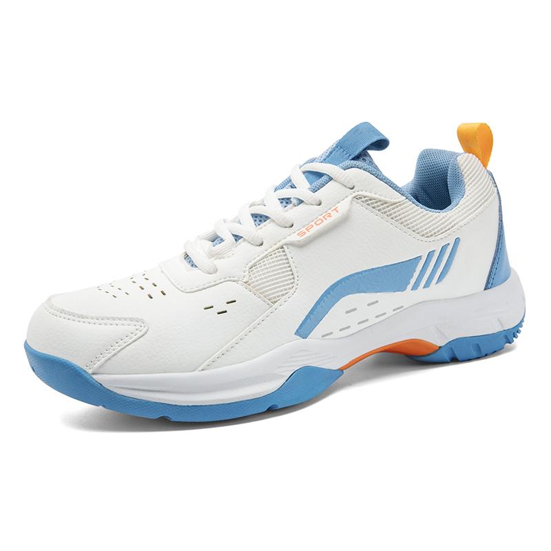 2025 New men's and women's breathable wide-last wrapped wear-resistant and anti-slip sports training badminton shoes