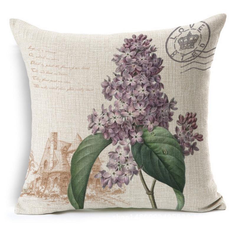 Kussen Europese Pastorale Bloemen en Planten Auto Sofa Kussen Kussen Kussensloop Cadeau