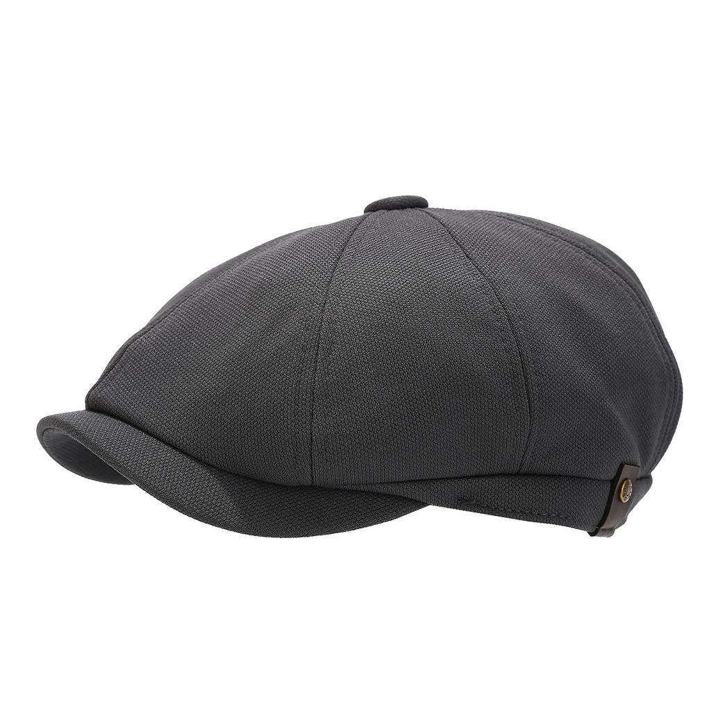 Autumn Retro Simple Literary Octagonal Hat Men's Casual Trend British Newsboy Hat Outdoor Short Brim Cap Women