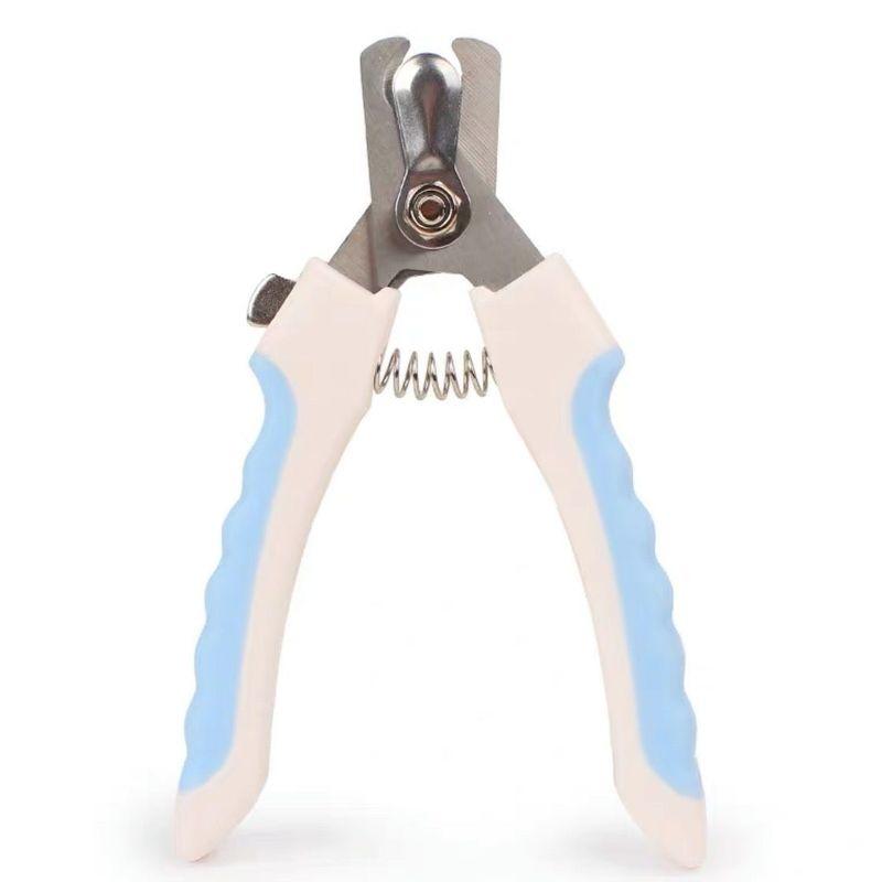 

Nail Scissors for Beginners Nail Clippers Dog Cat s Paw Scissors Pet Supplies Nail Clippers Cat Scissors Fantastic Toe Nail Tool Blue and white pet cut large 1