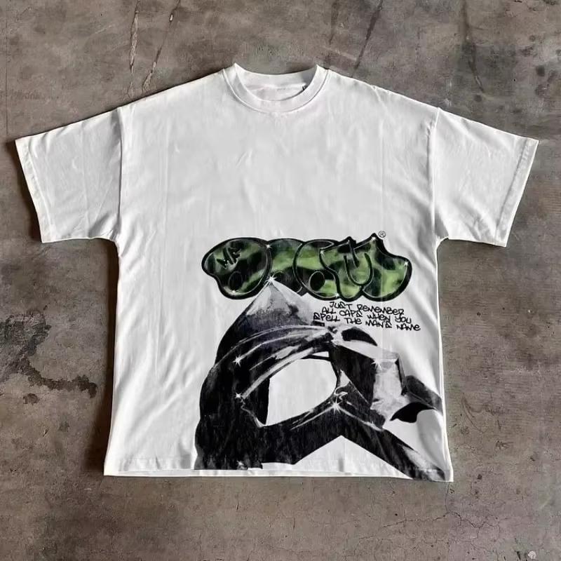 

2025 New Fashion Sopula Vintage The Illest Villain Mf Doom Graphic Casual Street Basketball T-shirt Harajuku Oversized T-shirt 4XL