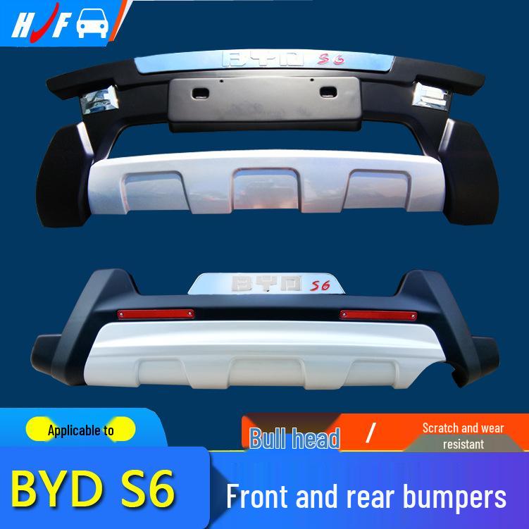 

BYD S6 Front & Rear Bumper Guard: Anti-Collision & Anti-Scratch Decorative Bar Rear Guard - Original
