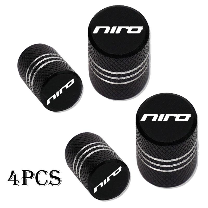 cqgntp1 For KIA NIRO Car Wheel Tire Valve Caps Tyre Stem Covers Airdust Waterproof Accessories