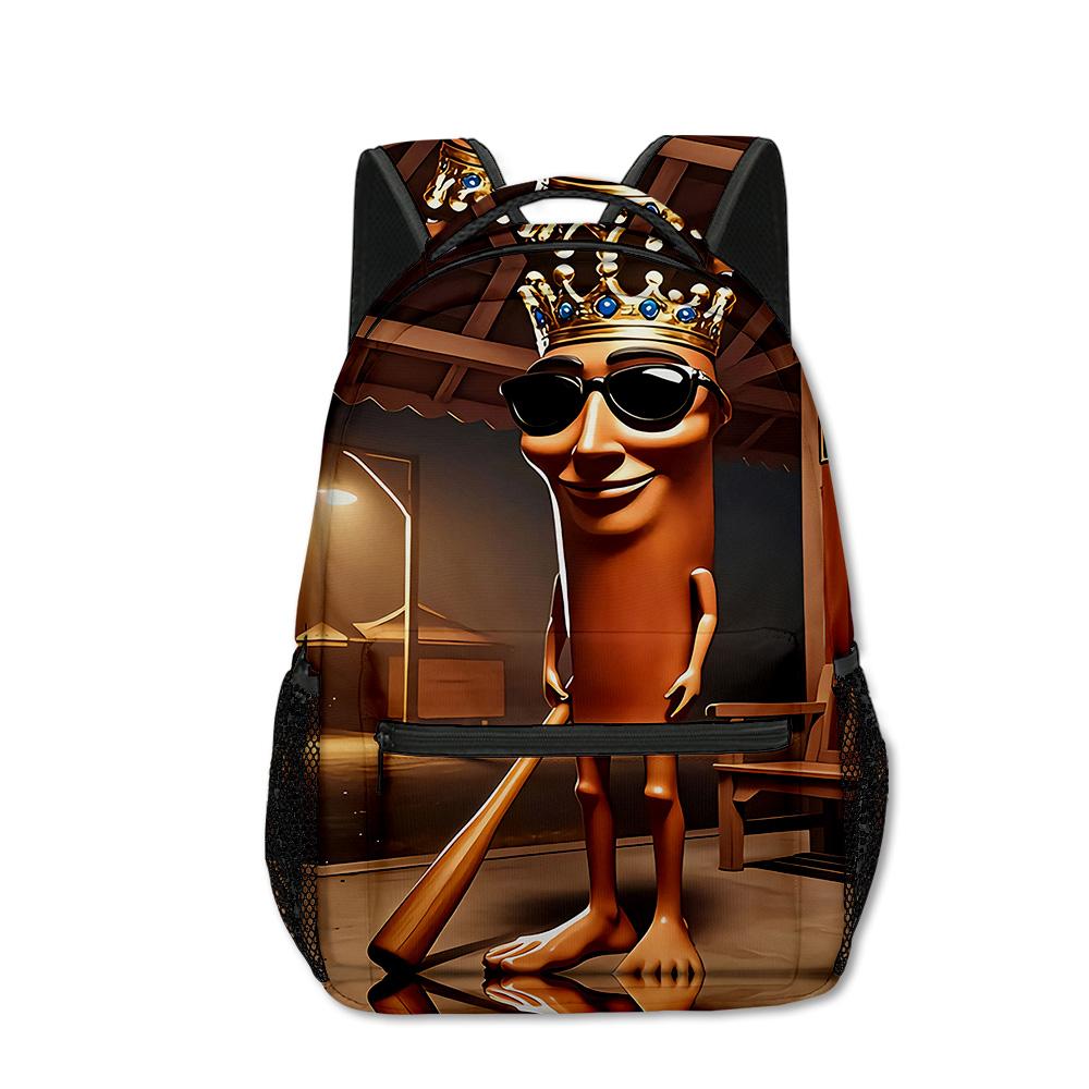 Fashion Novelty Cool Tungtungtung Student Bookbag Notebook Backpacks 3D Print Oxford Waterproof Boys/Girls Travel Backpacks
