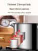 Extra-High 316L Stainless Steel Steamer Pot, Rivet-Free, Anti-Scald, Large Capacity for Porridge/Soup