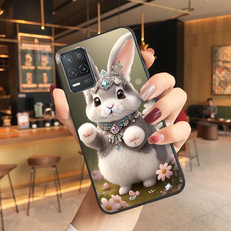 Rabbit Bunny Cute Girl Phone Case Cover Coque For Iphone Xiaomi Mi Samsung Galaxy Redmi Note A S 11 12 13 14 15 22 23 24 5G Pro Plus Max Fe Ultra