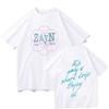 Zayn Malik Graphic High Quality Cotton T Shirts Zayn Vegas Ringer Top Fashion Harajuku Women Men Aesthetic Clothing High Street
